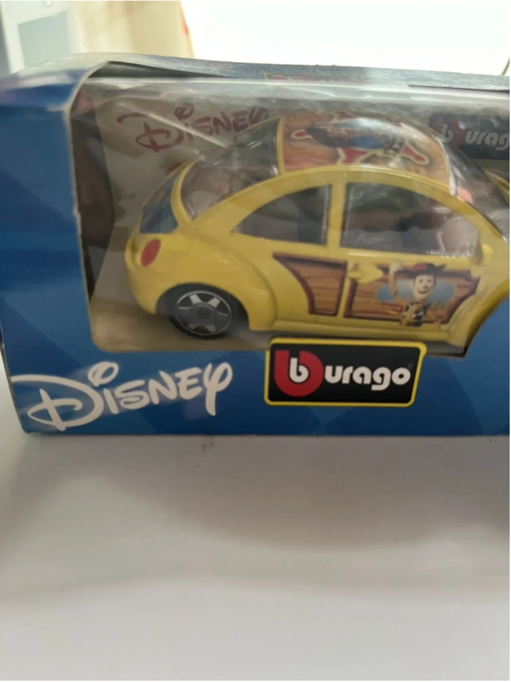 Disney bburago Toy Story's Woody Car 1/43 Diecast In Box Italy TOO CUTE ,SEE